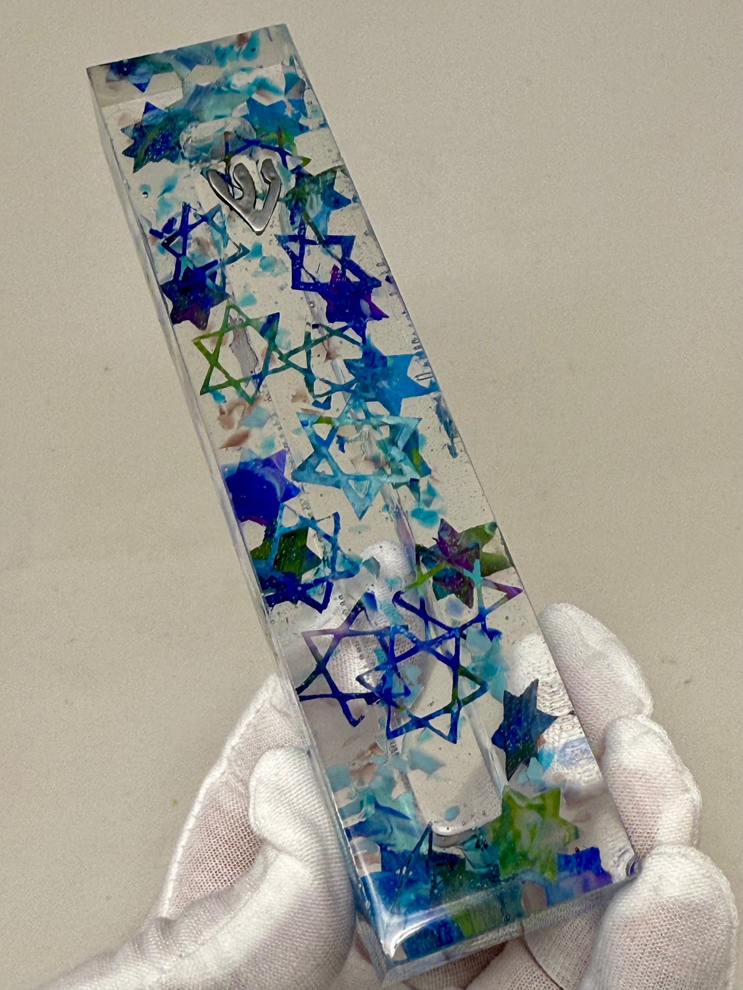 Star of David Resin Mezuzah - Art & Sustainability Limited Edition Collab