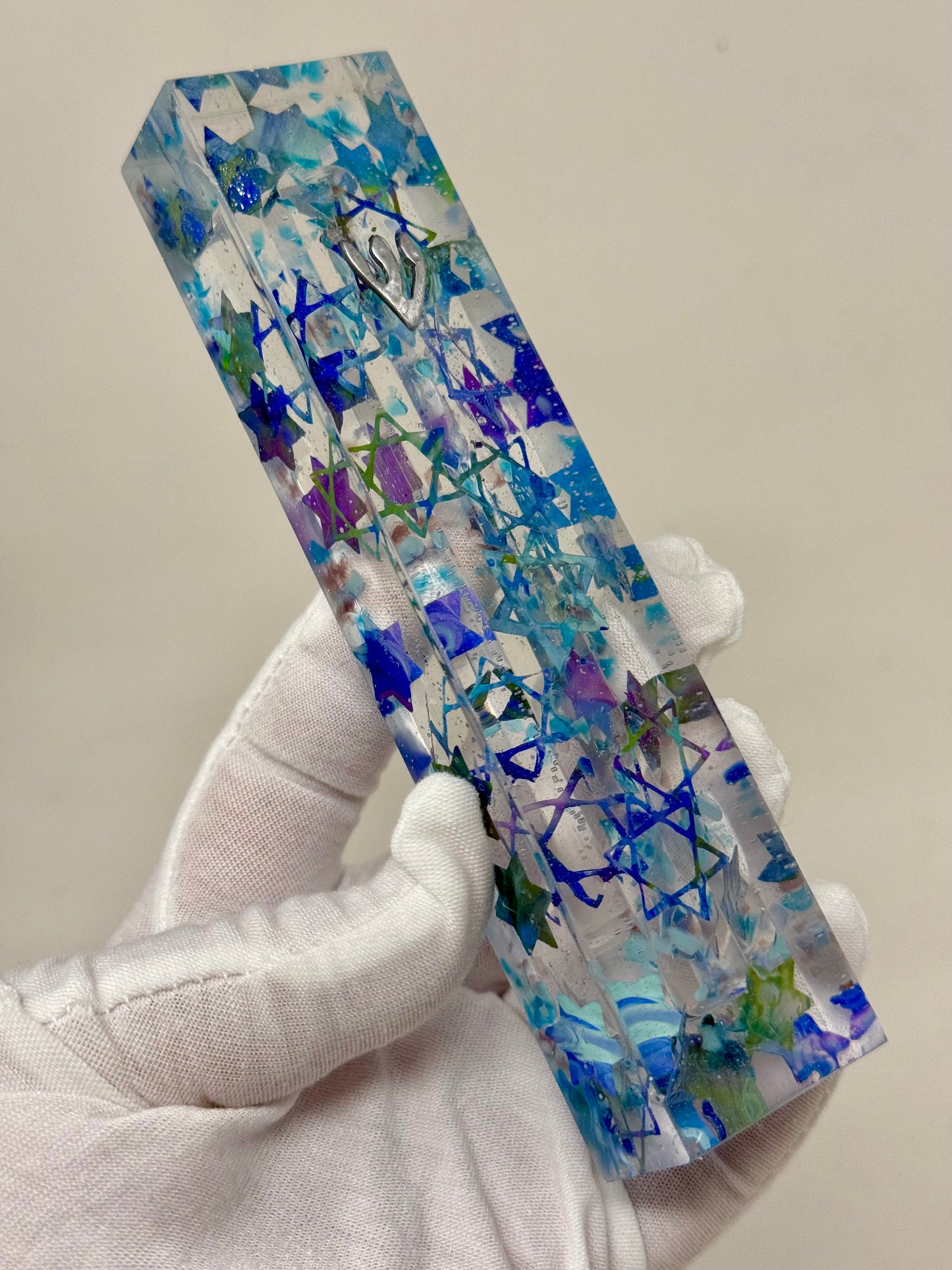 Star of David Resin Mezuzah - Art & Sustainability Limited Edition Collab