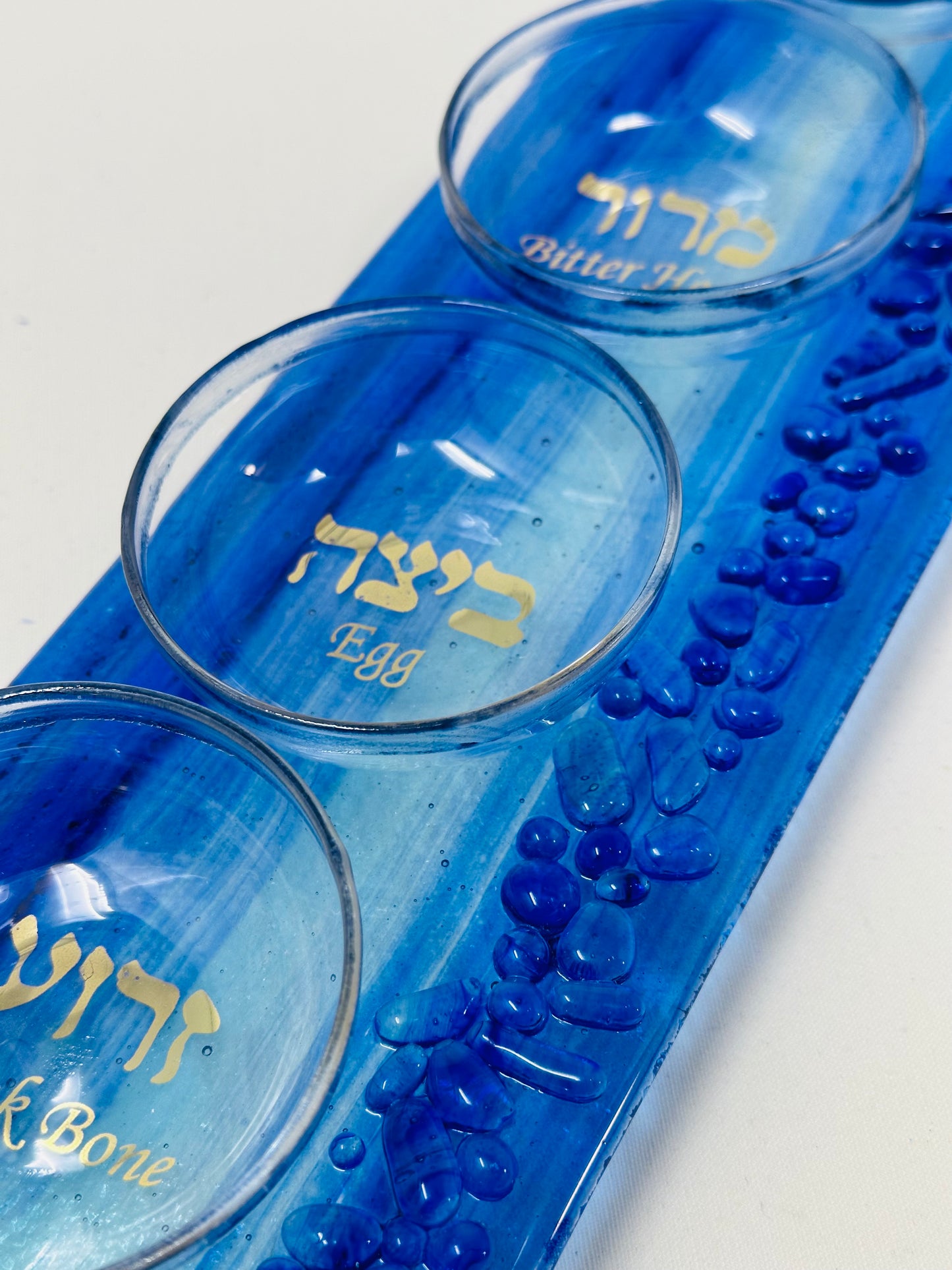 Seder Plate for Passover - Azul