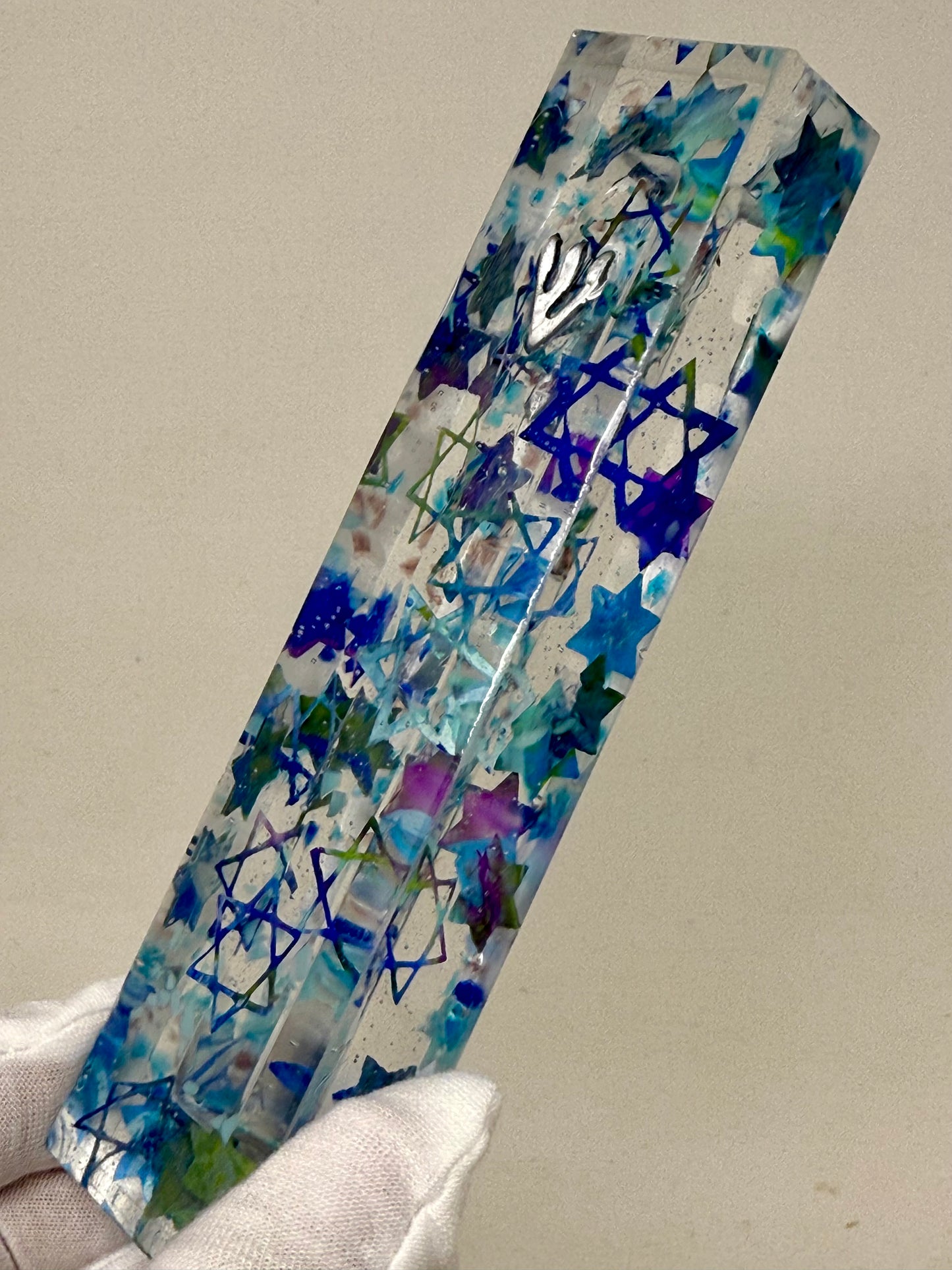Star of David Resin Mezuzah - Art & Sustainability Limited Edition Collab
