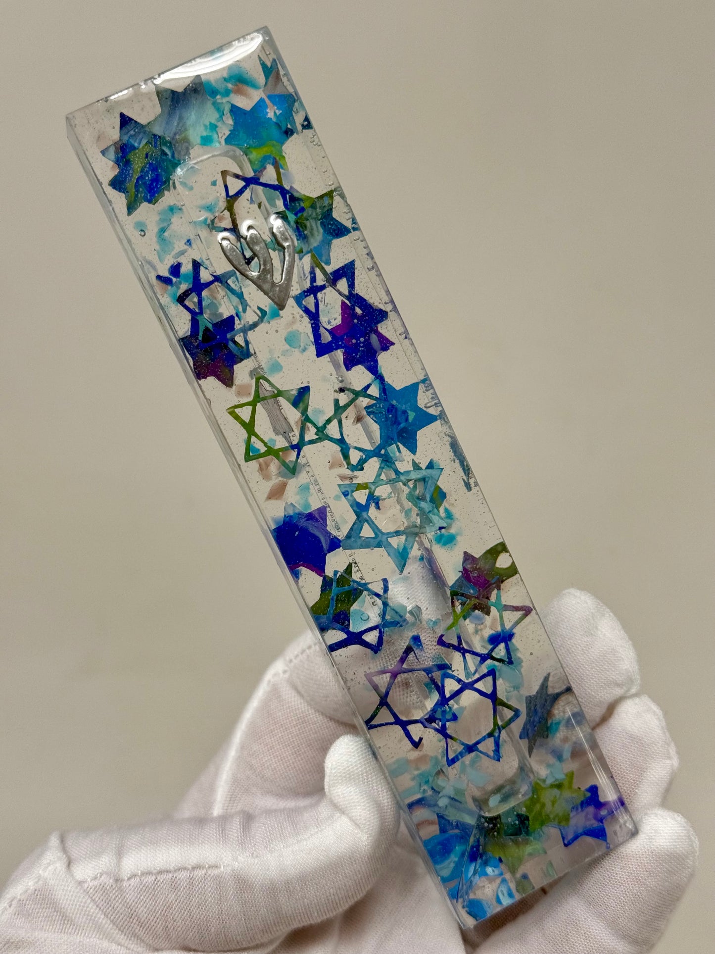 Star of David Resin Mezuzah - Art & Sustainability Limited Edition Collab