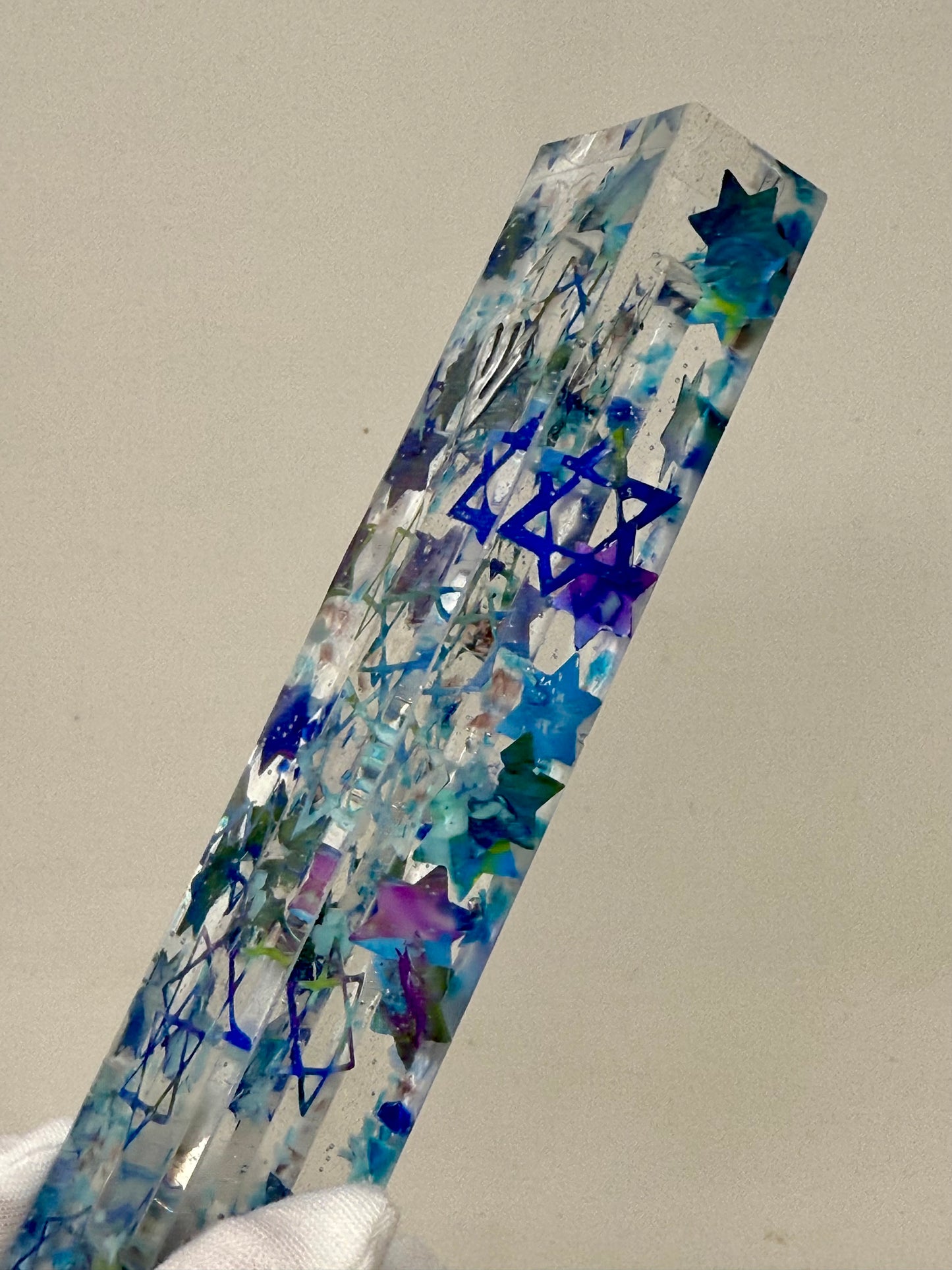 Star of David Resin Mezuzah - Art & Sustainability Limited Edition Collab