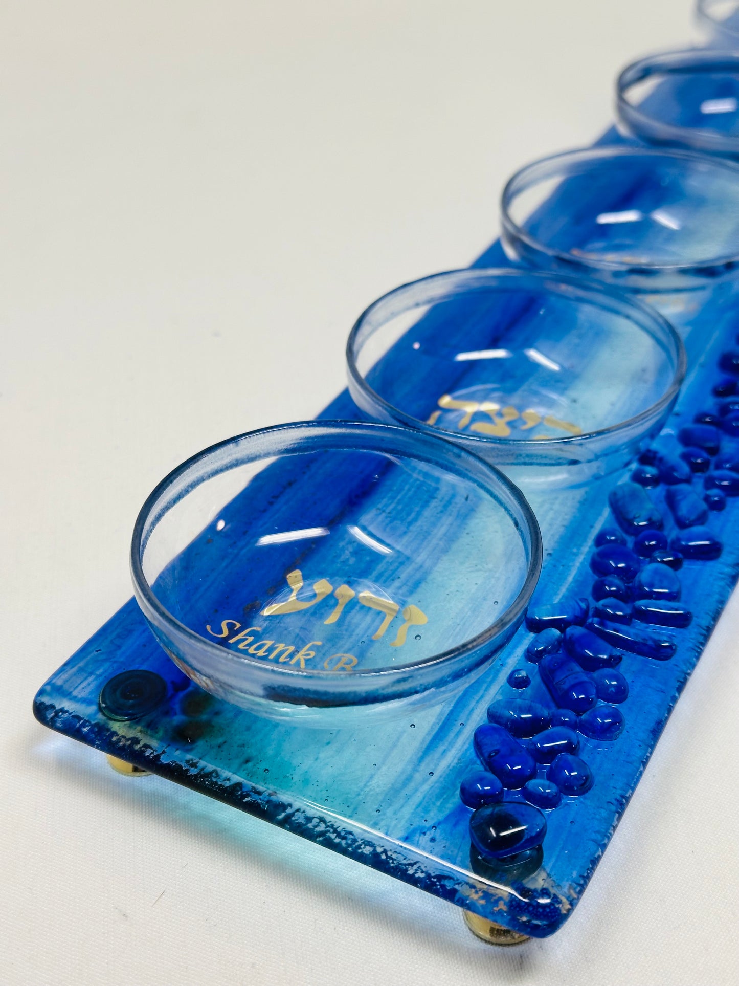 Seder Plate for Passover - Azul