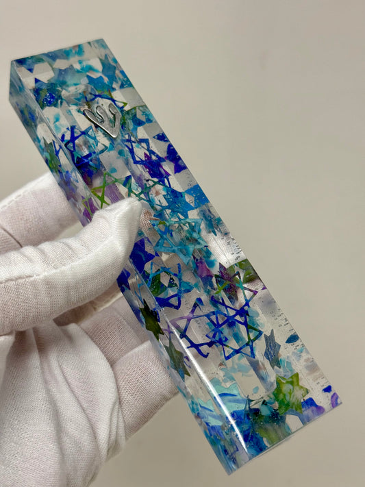 Star of David Resin Mezuzah - Art & Sustainability Limited Edition Collab