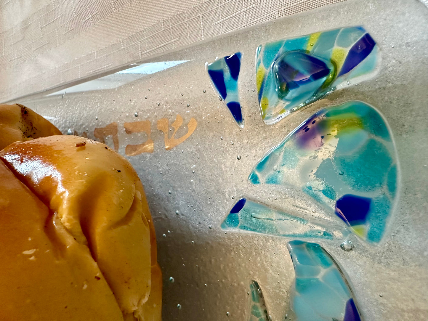 Challah Board - Kit - Includes Chuppah Glass for your Jewish Wedding