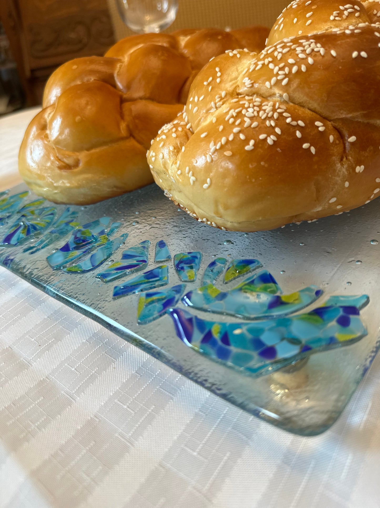 Challah Board - Kit - Includes Chuppah Glass for your Jewish Wedding