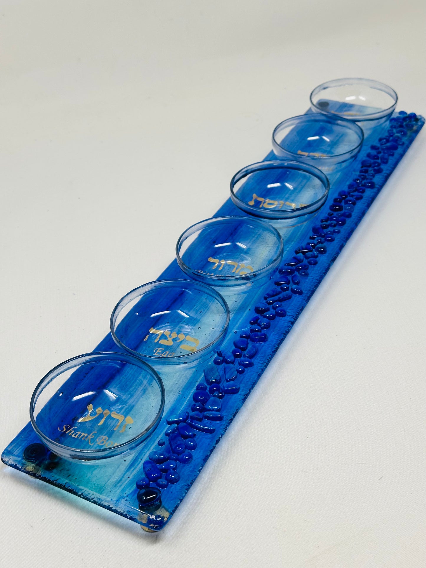 Seder Plate for Passover - Azul