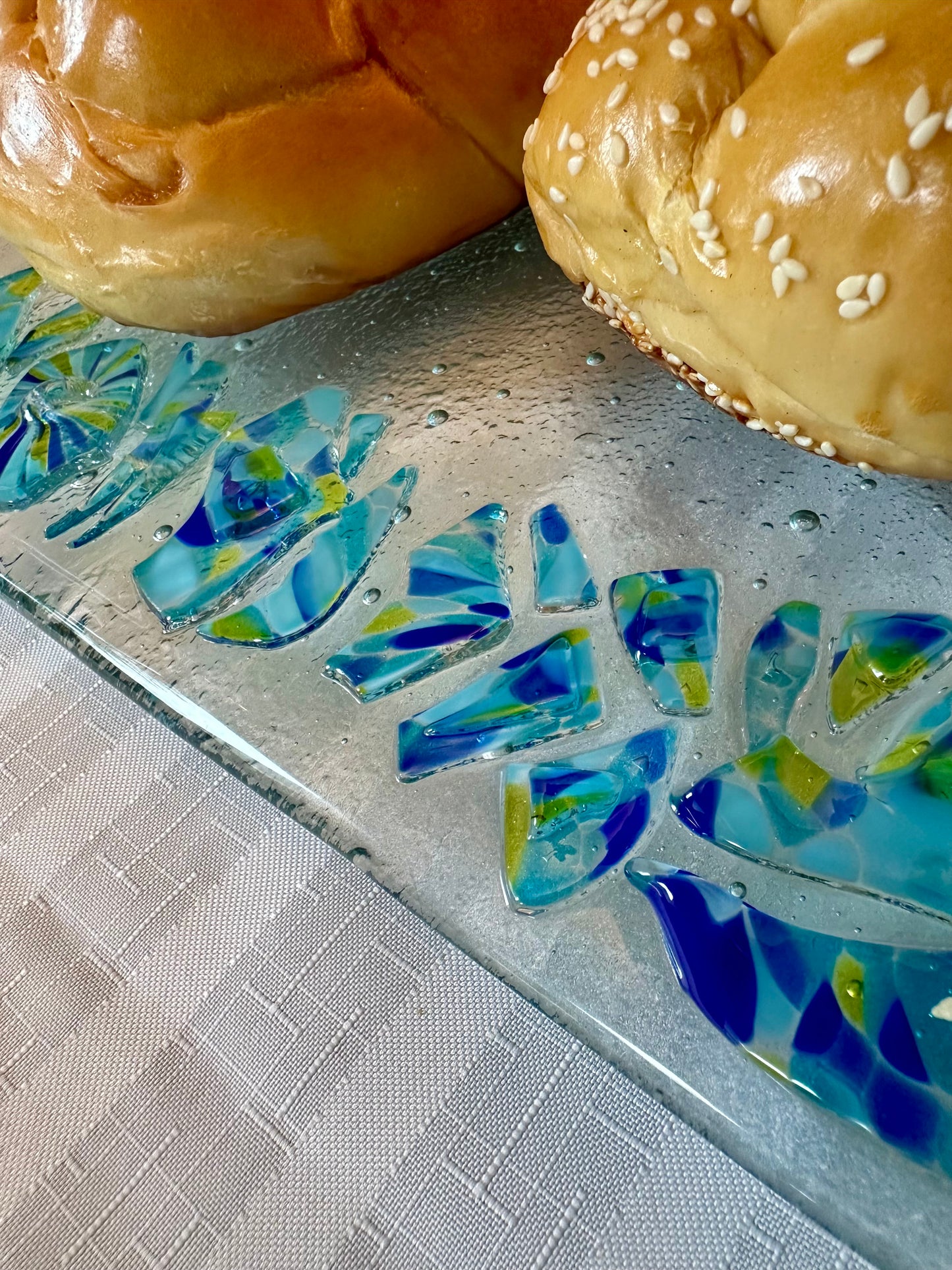 Challah Board - Kit - Includes Chuppah Glass for your Jewish Wedding