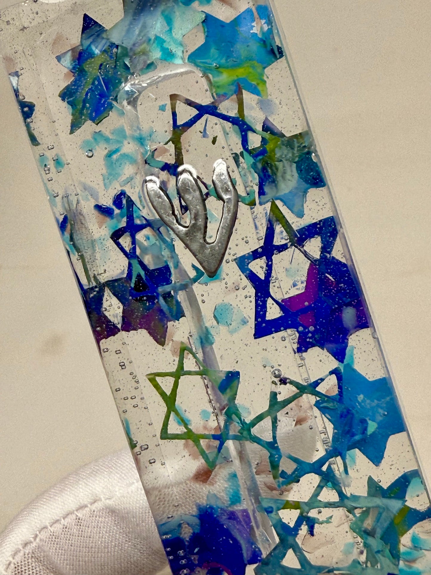 Star of David Resin Mezuzah - Art & Sustainability Limited Edition Collab