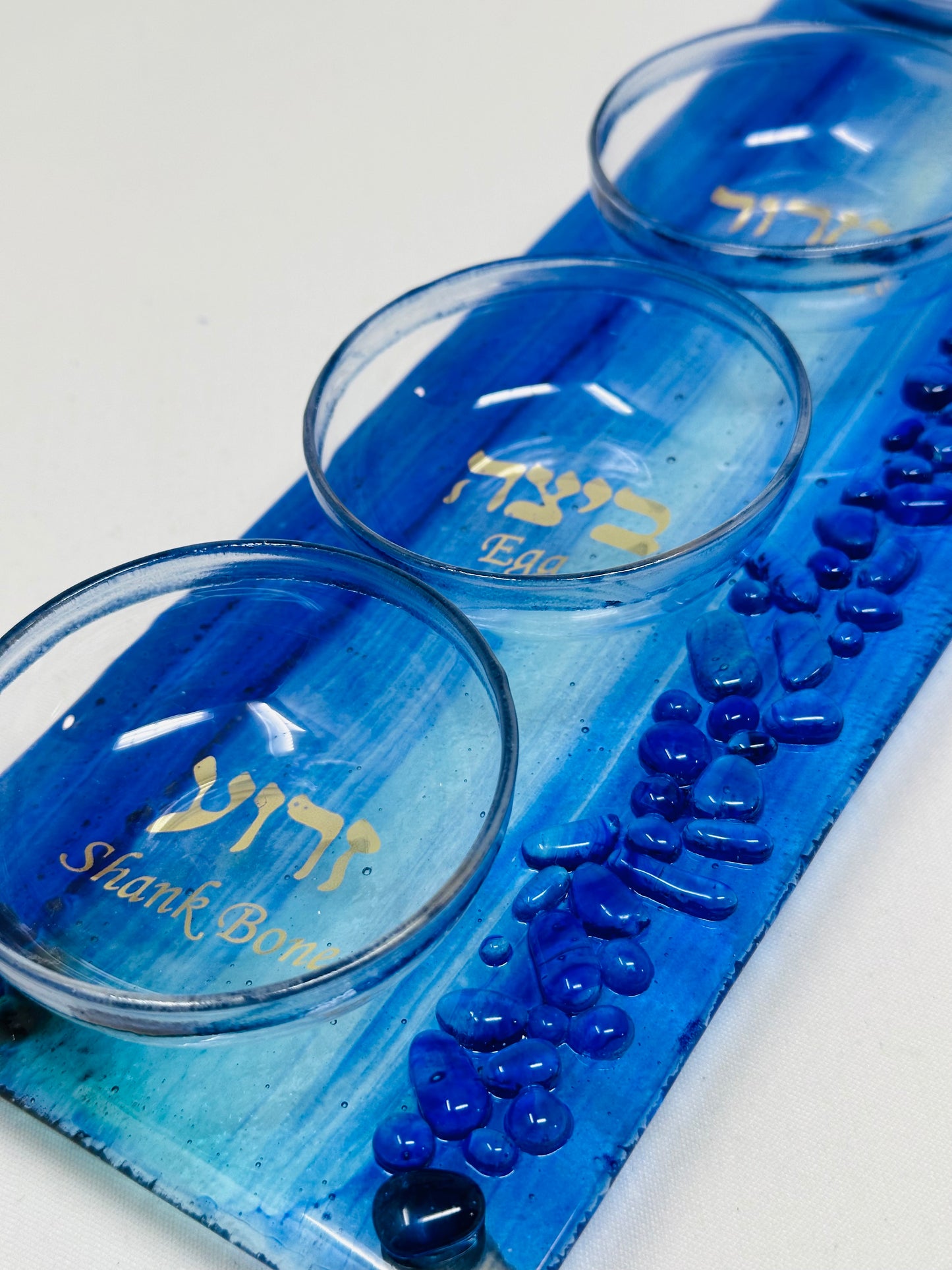 Seder Plate for Passover - Azul