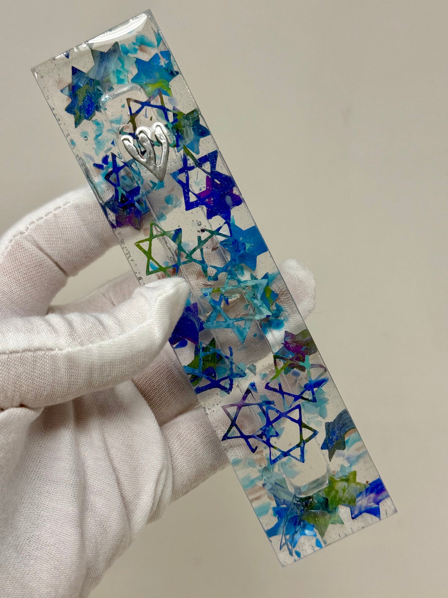 Star of David Resin Mezuzah - Art & Sustainability Limited Edition Collab