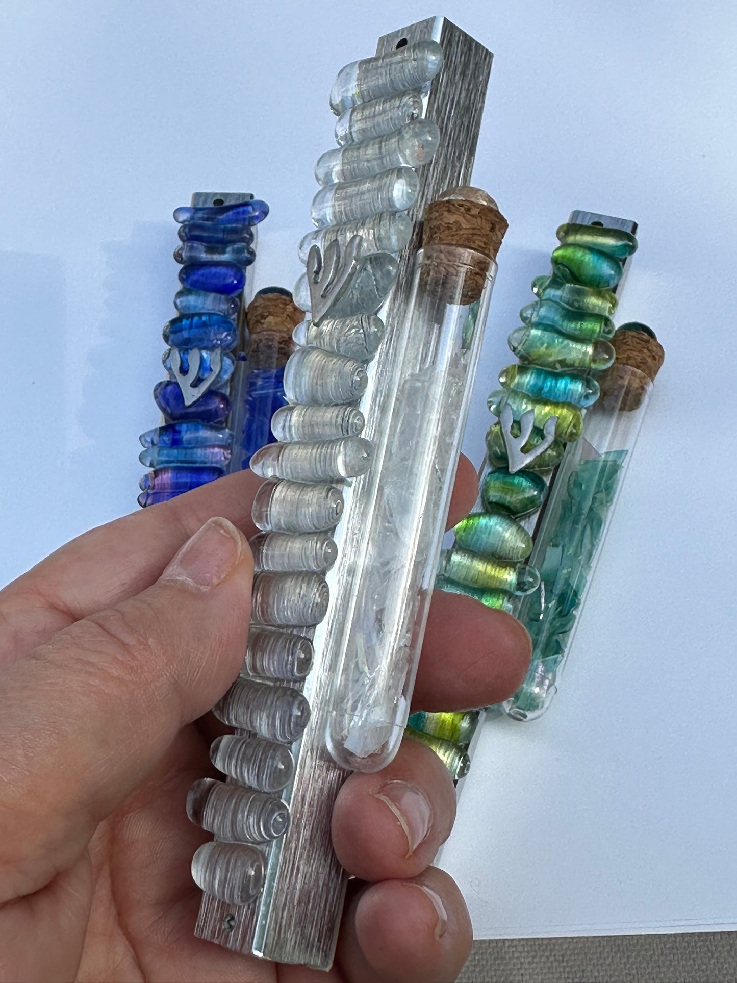 Wedding Mezuzah with Chuppah Glass – Transformed & Preserved