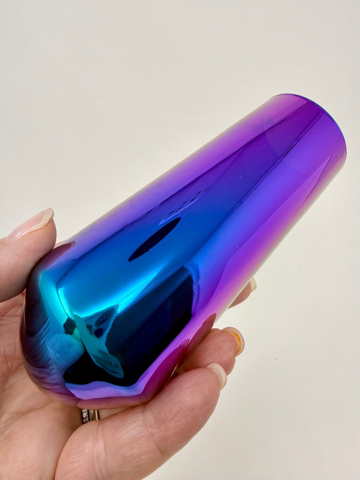 Metallic Multicolor Resin Mezuzah Kit - Breaking Glass Kit with Resin Art Piece, Jewish Wedding Gift