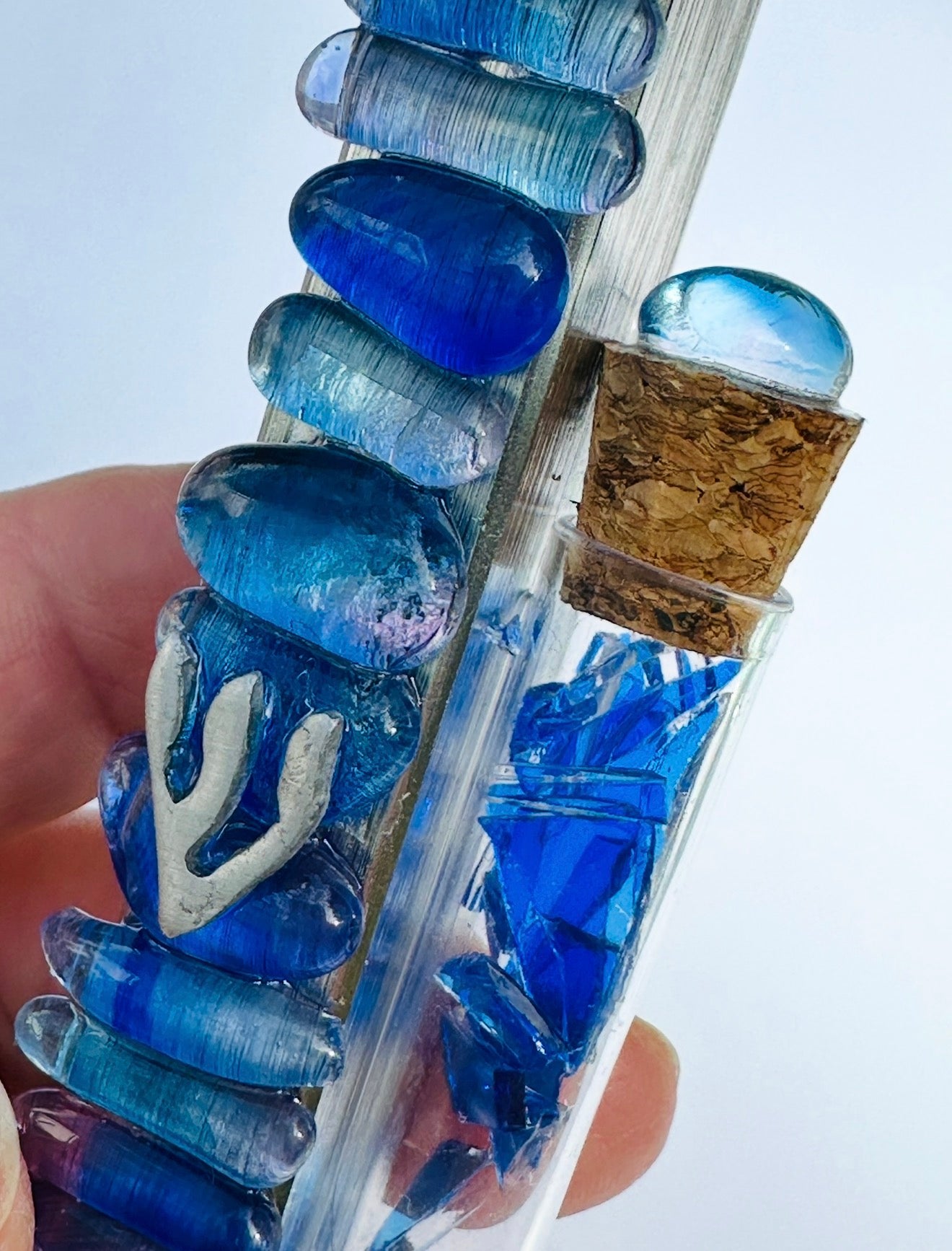 Your Chuppah Glass, Forever. Custom Mezuzah Cover + Shard Tube Keepsake