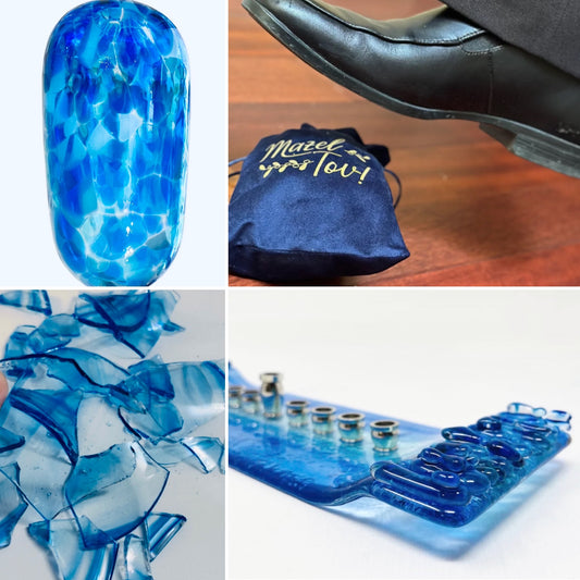 Menorah - Kit - Includes Chuppah Glass for your Jewish Wedding