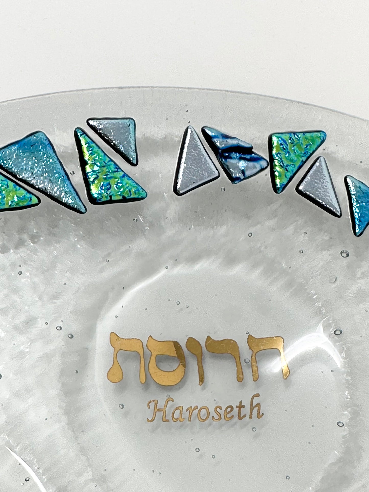 Dichroic Seder Plate