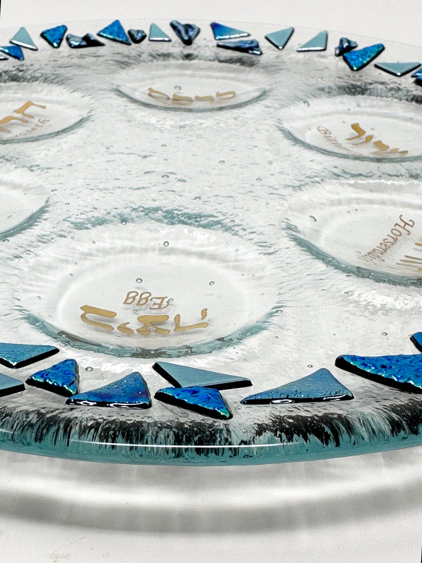 Dichroic Seder Plate