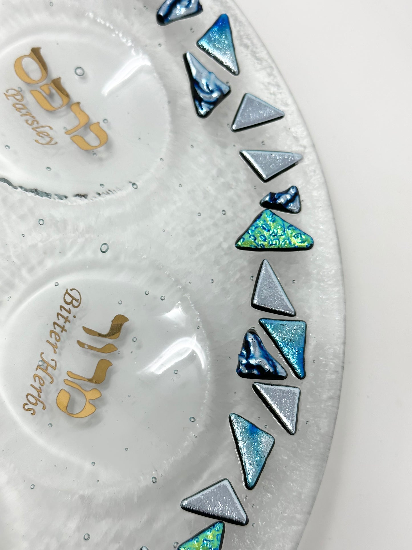 Dichroic Seder Plate