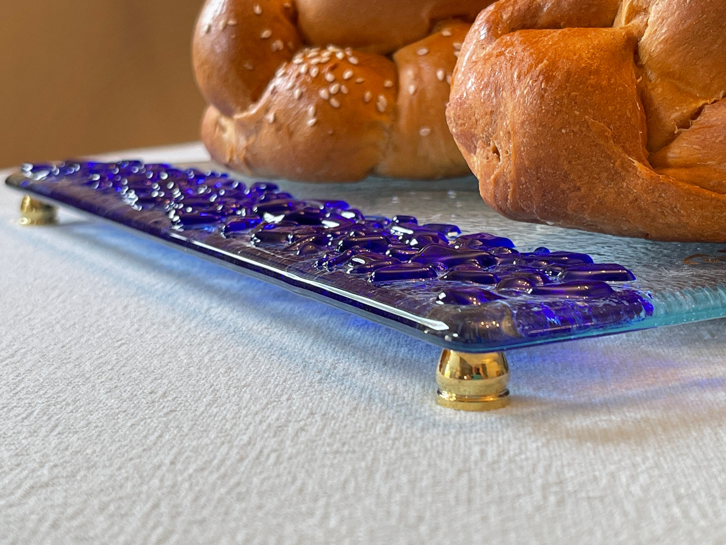 Challah Board - Personalized - Made with Chuppah Glass Shards from Your Jewish Wedding