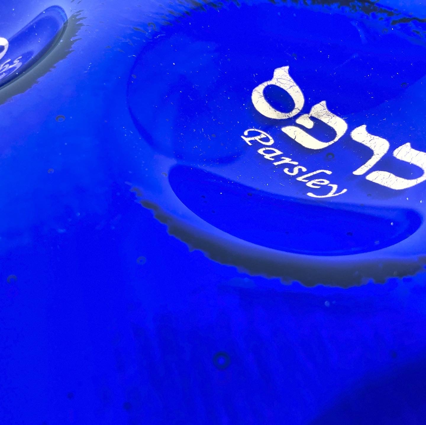 Cobalt Blue Seder Plate