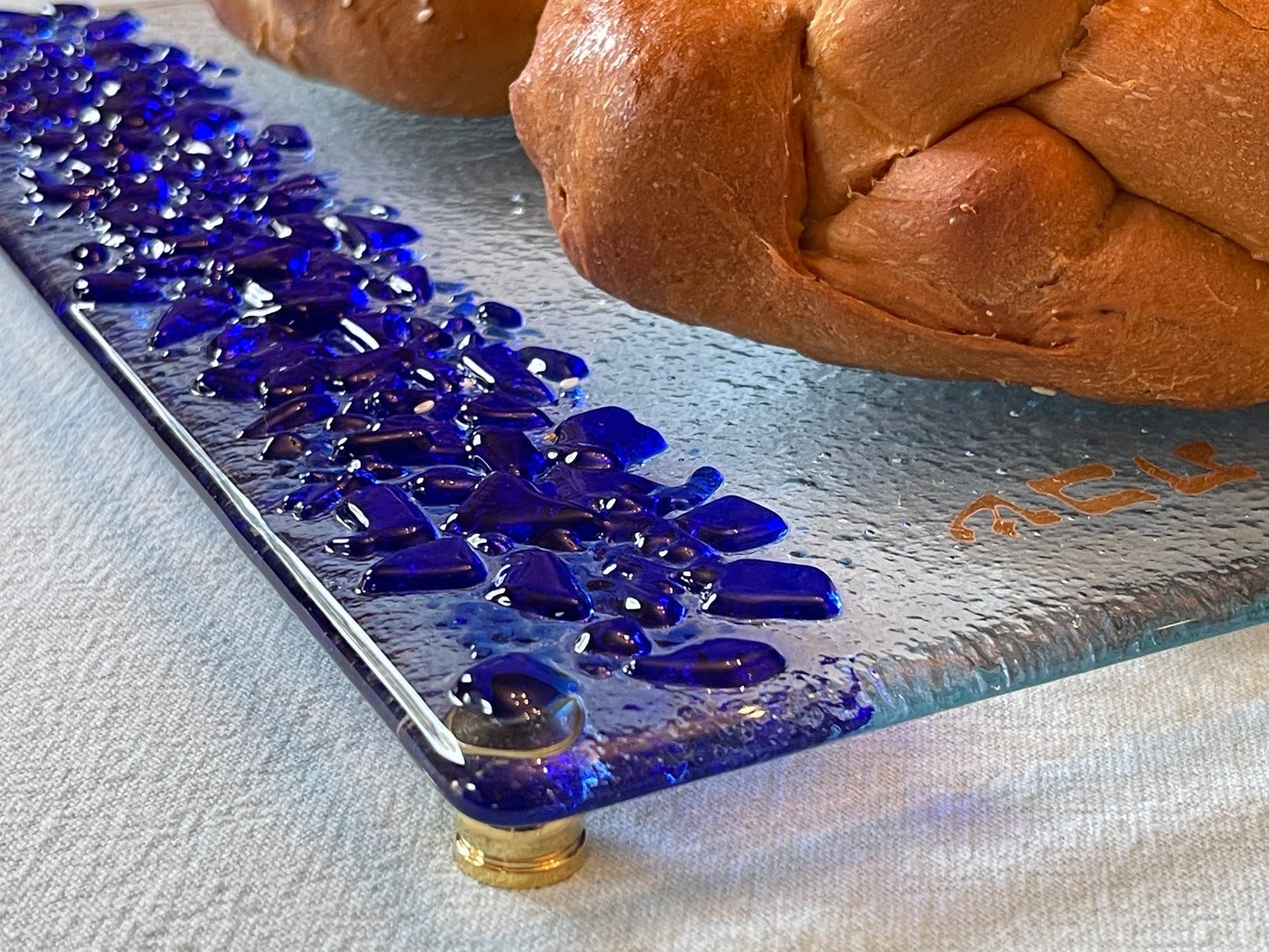 Challah Board - Personalized - Made with Chuppah Glass Shards from Your Jewish Wedding