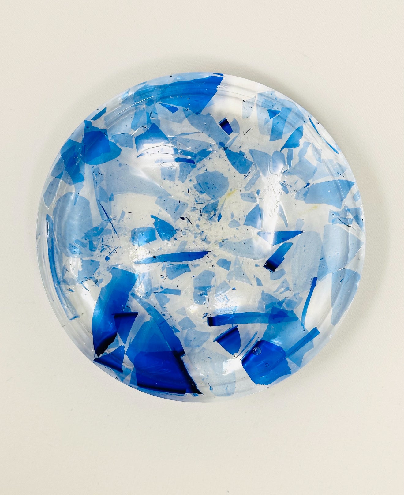 Chuppah Glass Ring Dish Kit — Includes Hand-Blown Wedding Glass and Personalized Resin Ring Dish