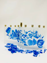 Load image into Gallery viewer, Personalized Wedding Menorah made with your Chuppah glass shards
