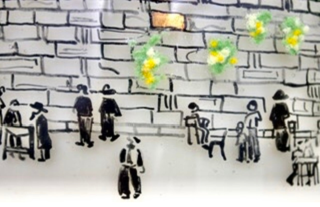 Jerusalem of Gold Menorah – Commissioned Masterpiece in 23K Gold