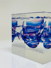 Load image into Gallery viewer, Mazel Tov Resin Cube - Kit - Includes Chuppah Glass for your Jewish Wedding
