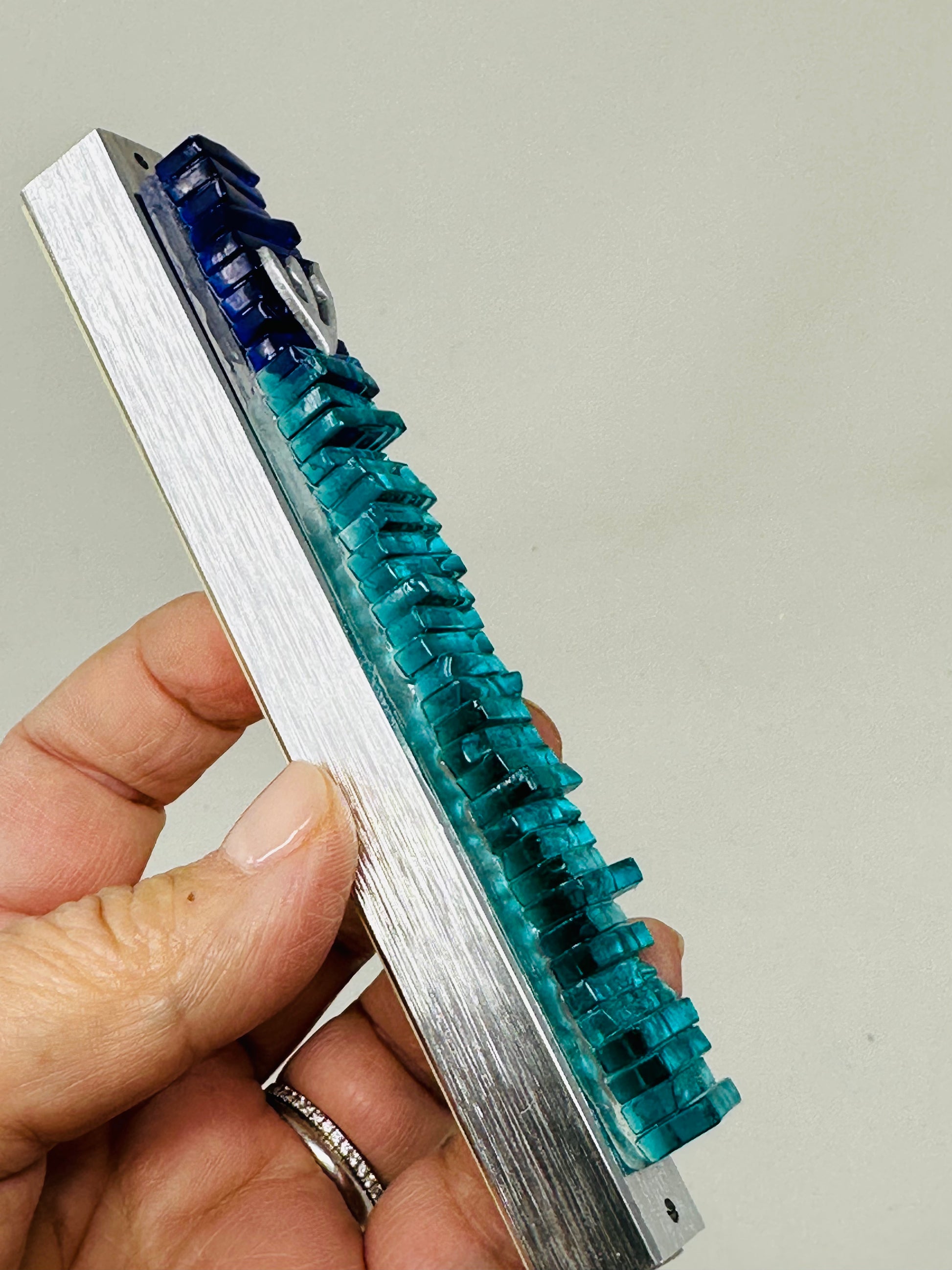 M Raza Glass Glass Mezuzah β Marcela Rosemberg Glass Studio