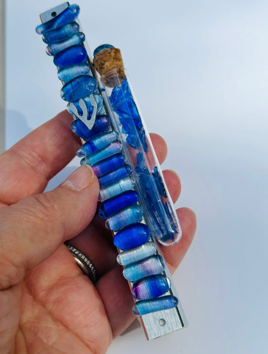 Your Chuppah Glass, Forever. Custom Mezuzah Cover + Shard Tube Keepsake
