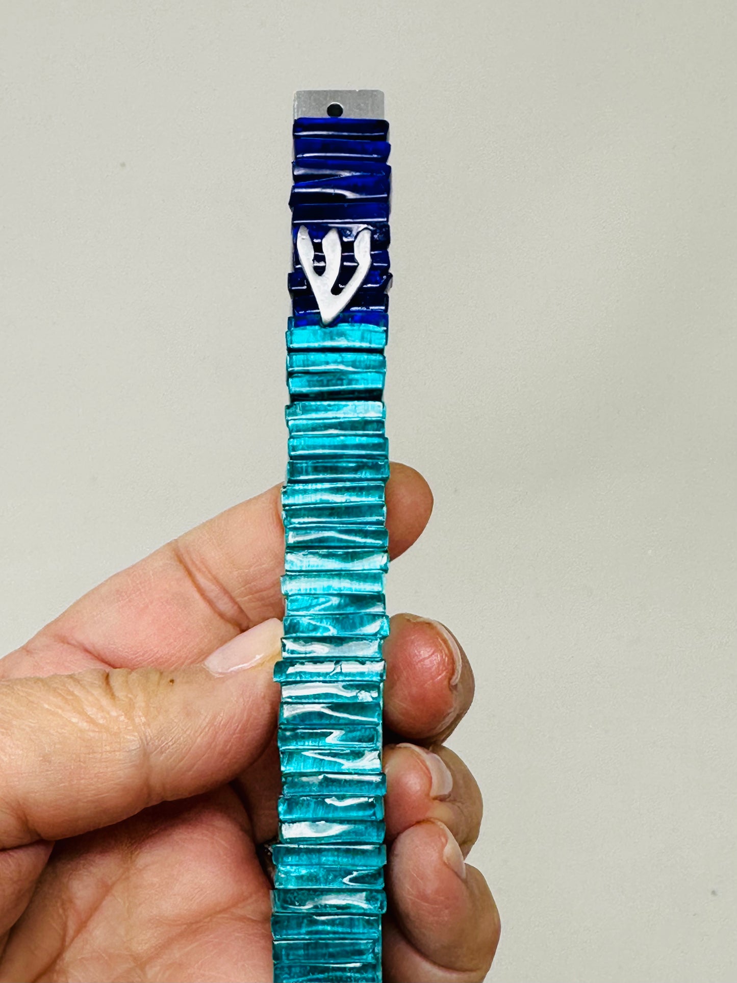 Ocean Glass Mezuzah