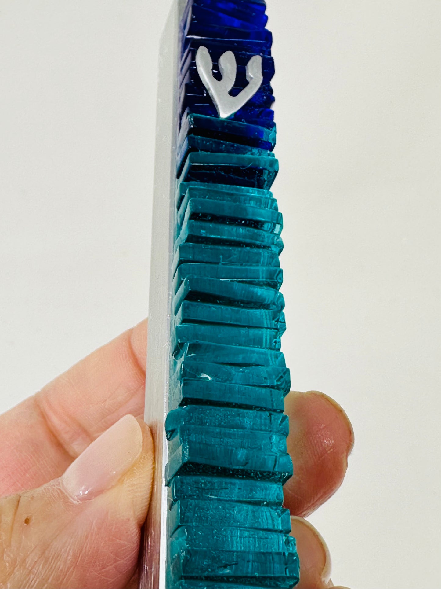 Ocean Glass Mezuzah