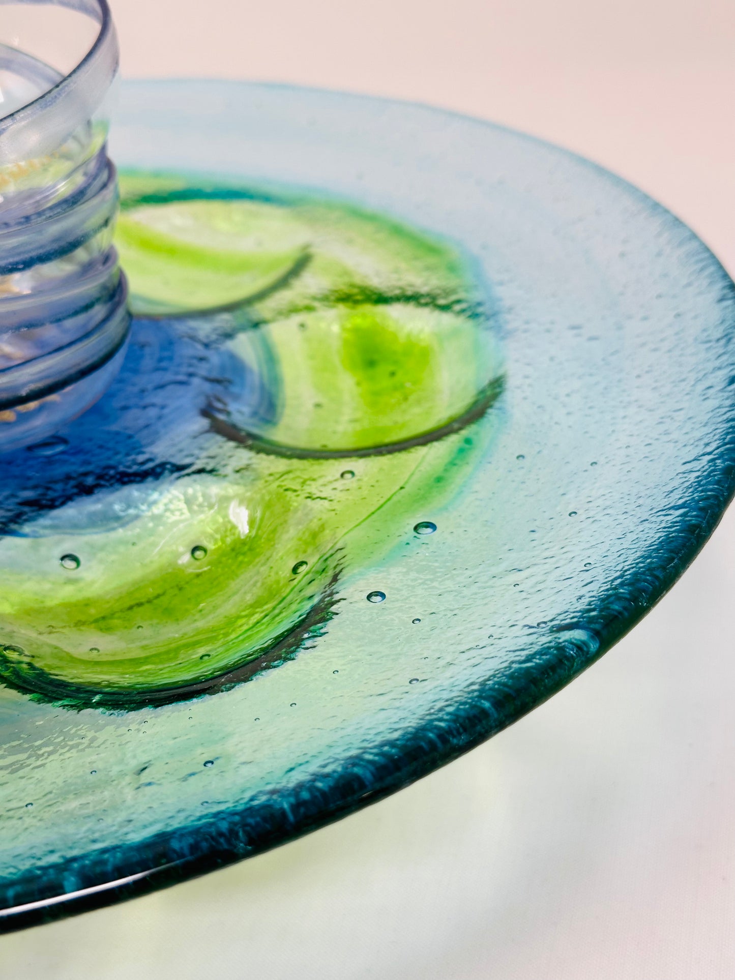 Seder Plate - Ocean colours - hand painted