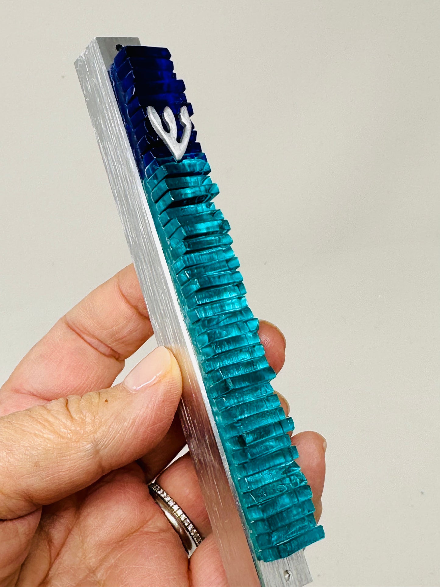 Ocean Glass Mezuzah