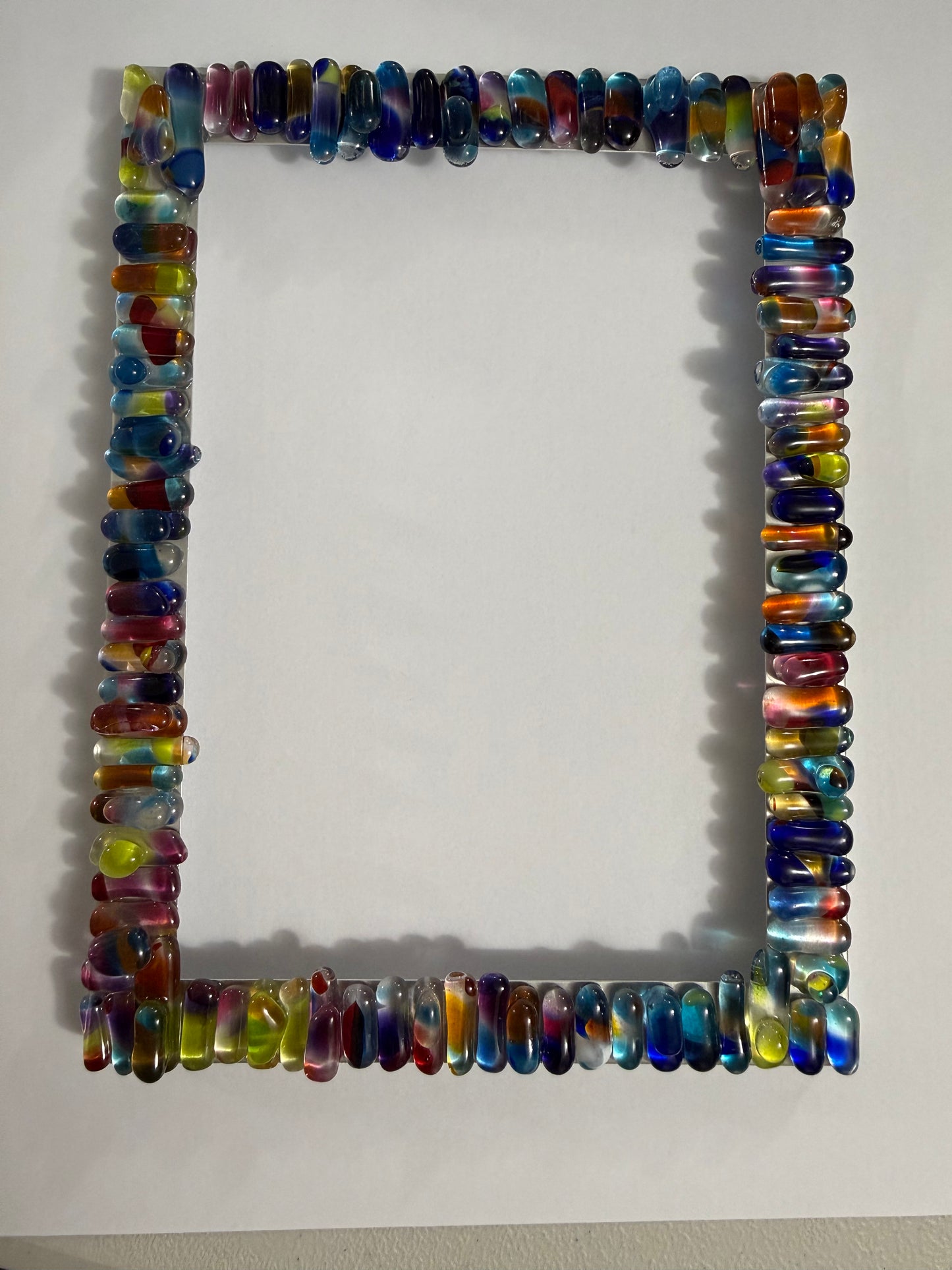 Personalized Picture Frame Made with Your Chuppah Glass Shards