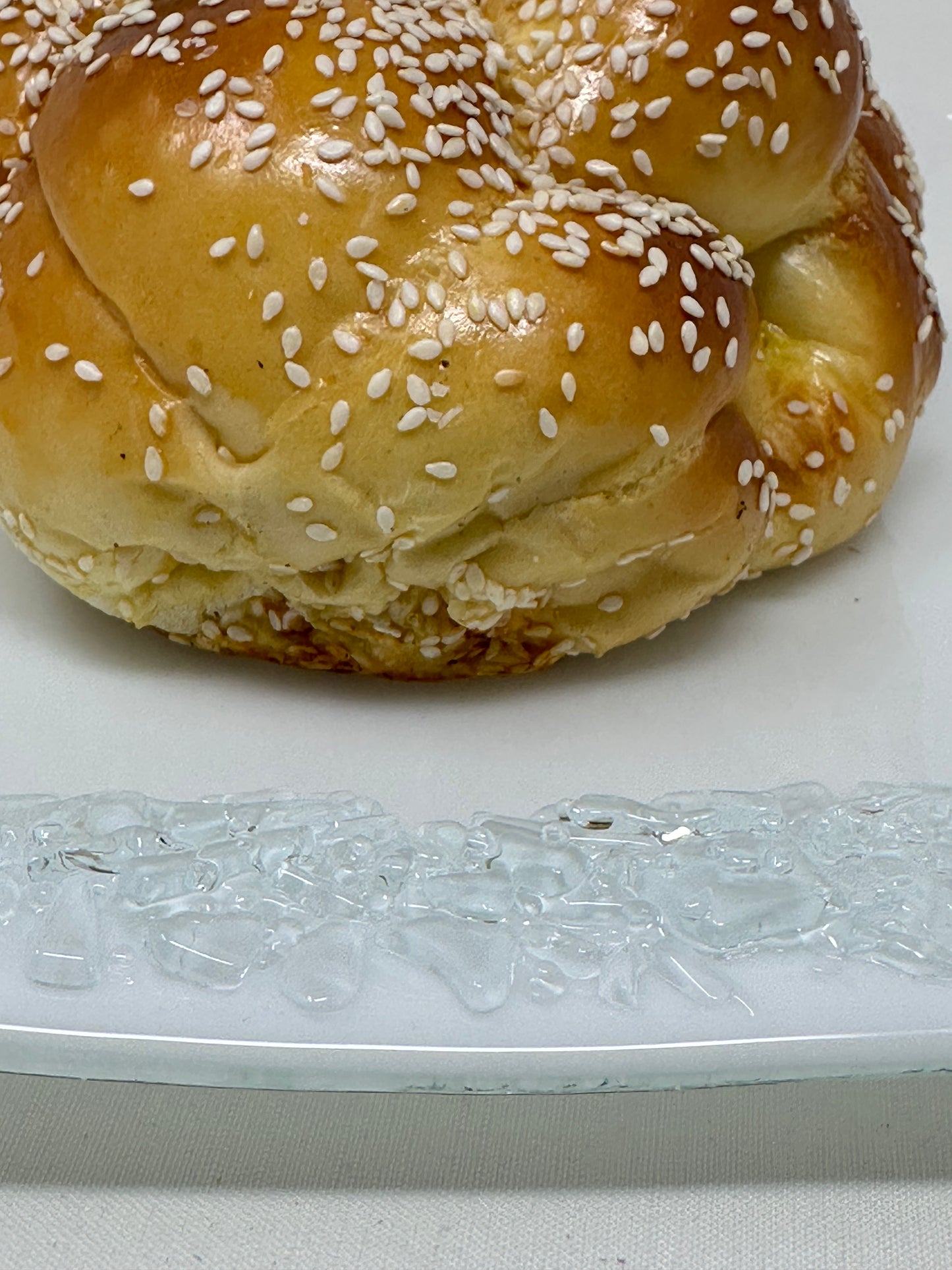 White Challah Platter