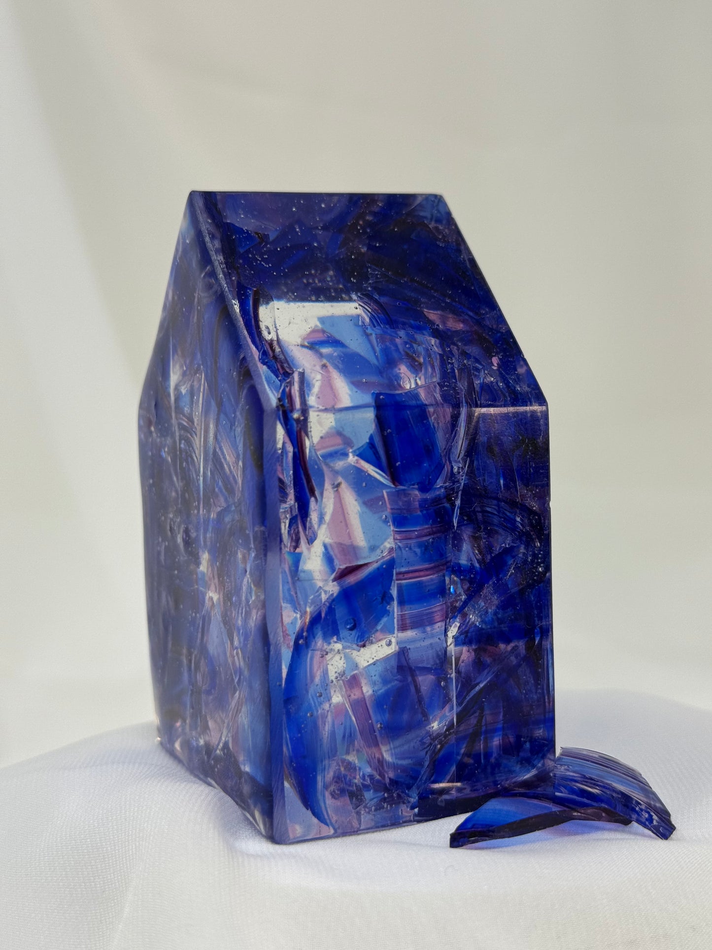 Bayit - Home - Resin sculpture made with your Chuppah glass shards