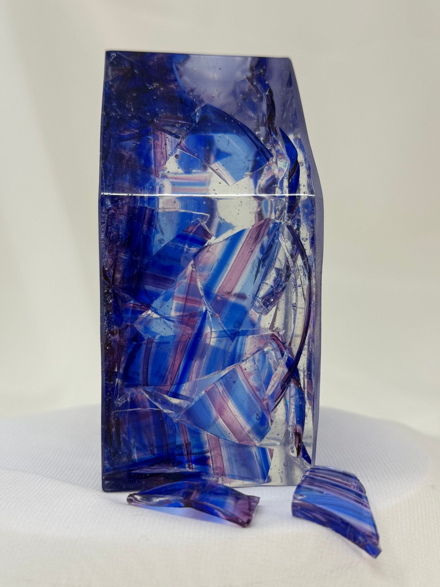 Bayit - Home - Resin sculpture made with your Chuppah glass shards