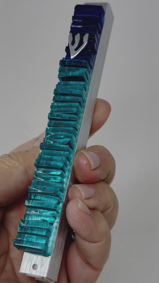 Ocean Glass Mezuzah