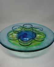 Load and play video in Gallery viewer, Seder Plate - Ocean colours - hand painted
