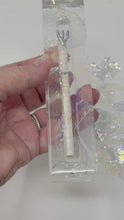 Load and play video in Gallery viewer, Resin Wedding Mezuzah - (Made with Your Chuppah Glass shards)
