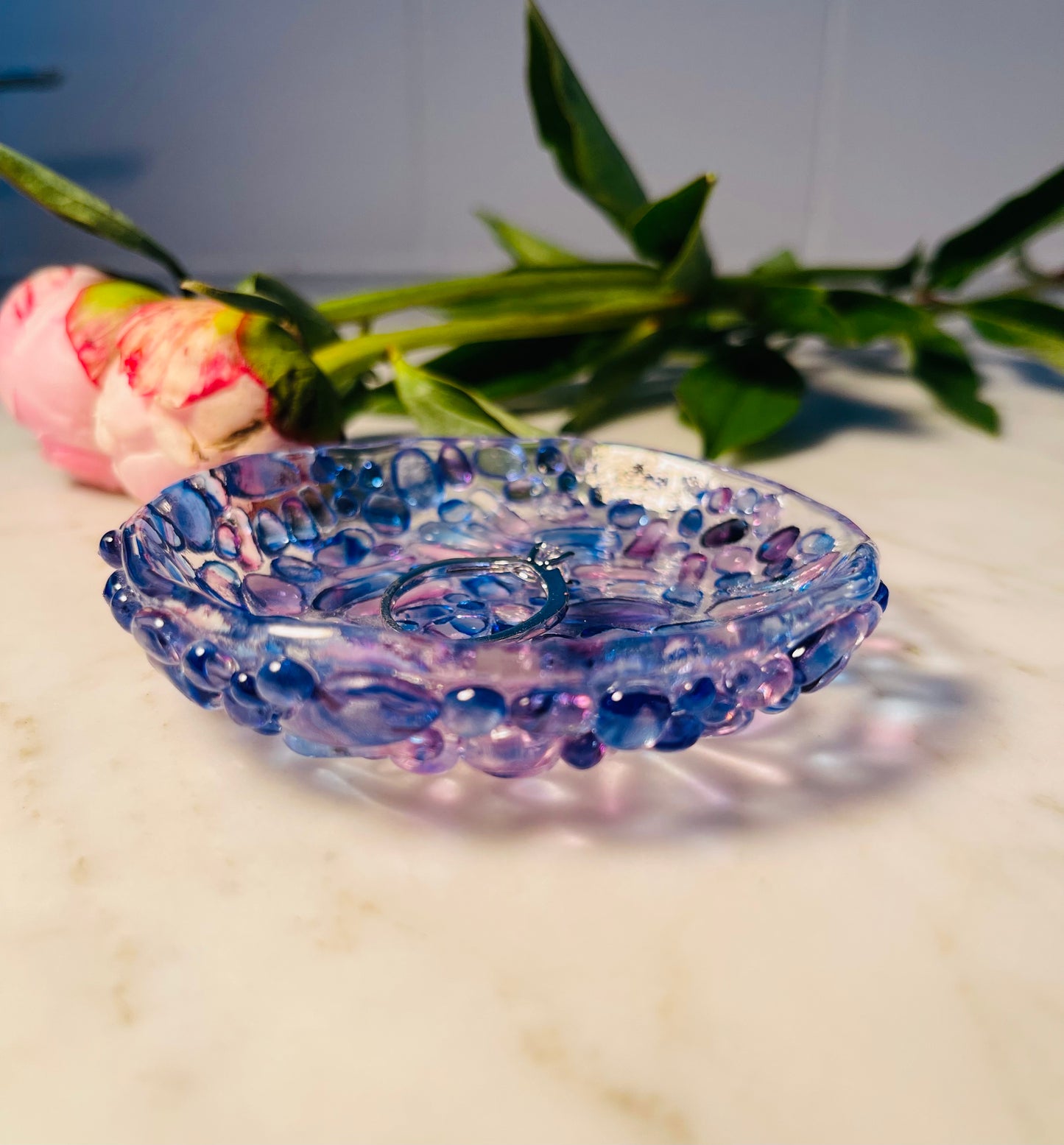 Wedding Glass Ring Dish (Made with your Chuppah Glass Shards)