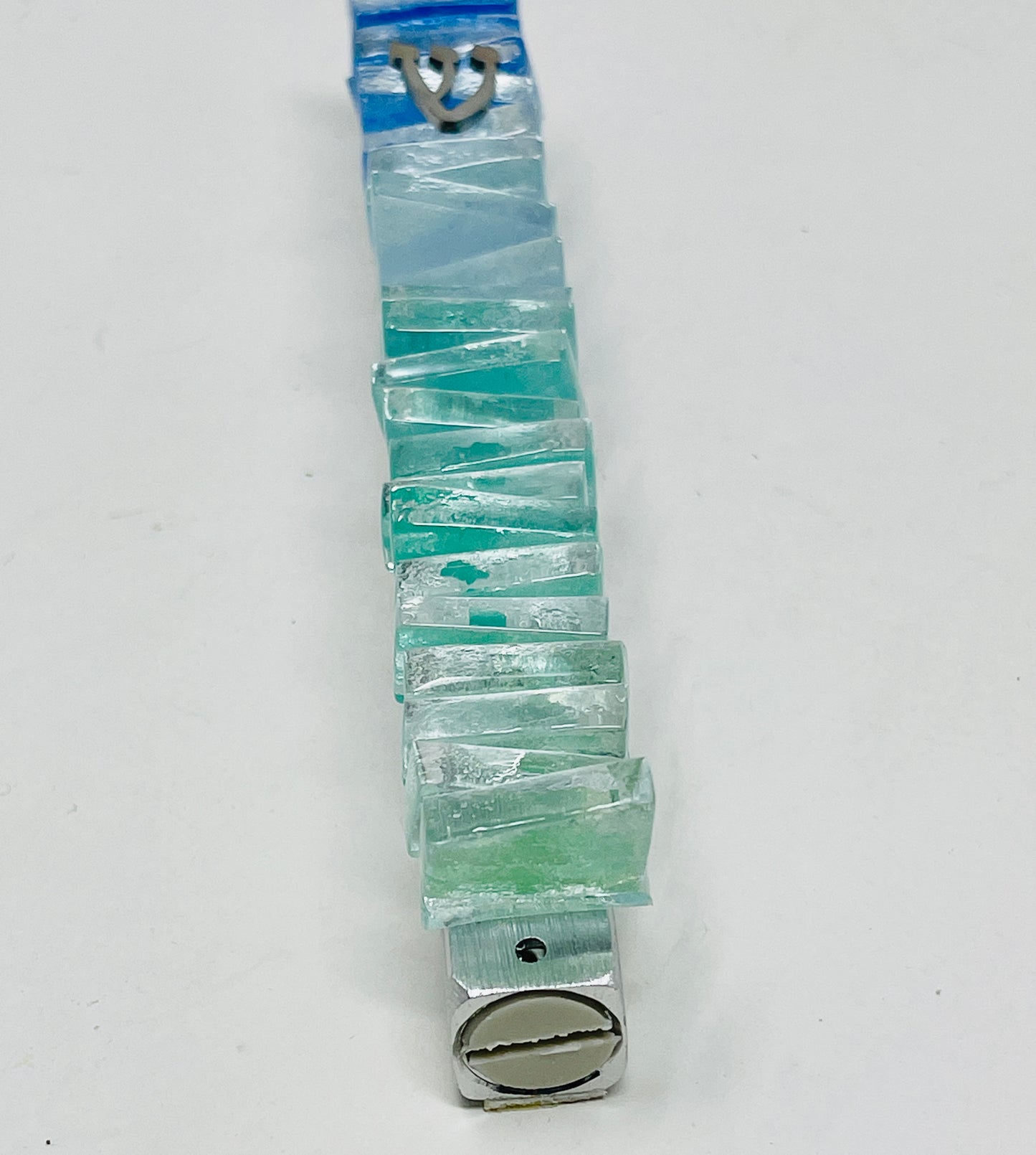 Handcrafted Glass Mezuzah | Unique Jewish Home Décor