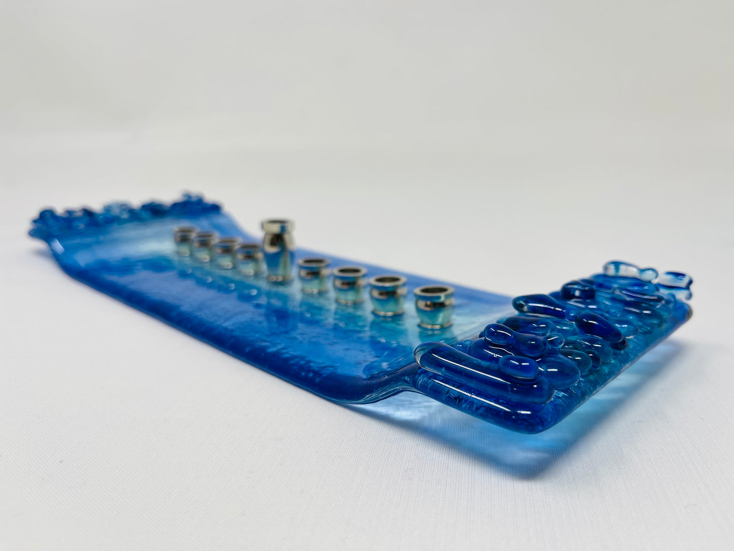 Menorah - Personalized - Made with Chuppah Glass Shards from Your Jewish Wedding