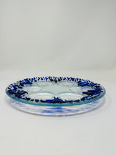 Load image into Gallery viewer, Seder Plate - Round - Personalized - Made with Chuppah Glass shards from Your Jewish Wedding
